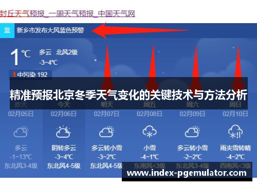 精准预报北京冬季天气变化的关键技术与方法分析
