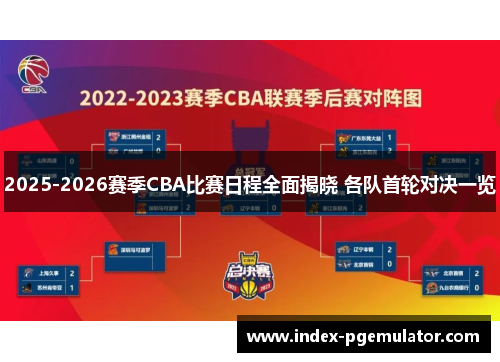 2025-2026赛季CBA比赛日程全面揭晓 各队首轮对决一览